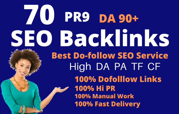 I Will Create 70 Pr9 Da 90 High Authority Dofollow Profile Backlinks