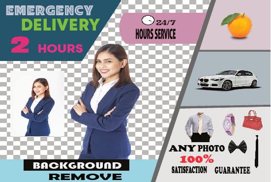 I will do removal background and transparent