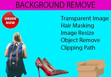 I will remove background any 5 image in 12 hour
