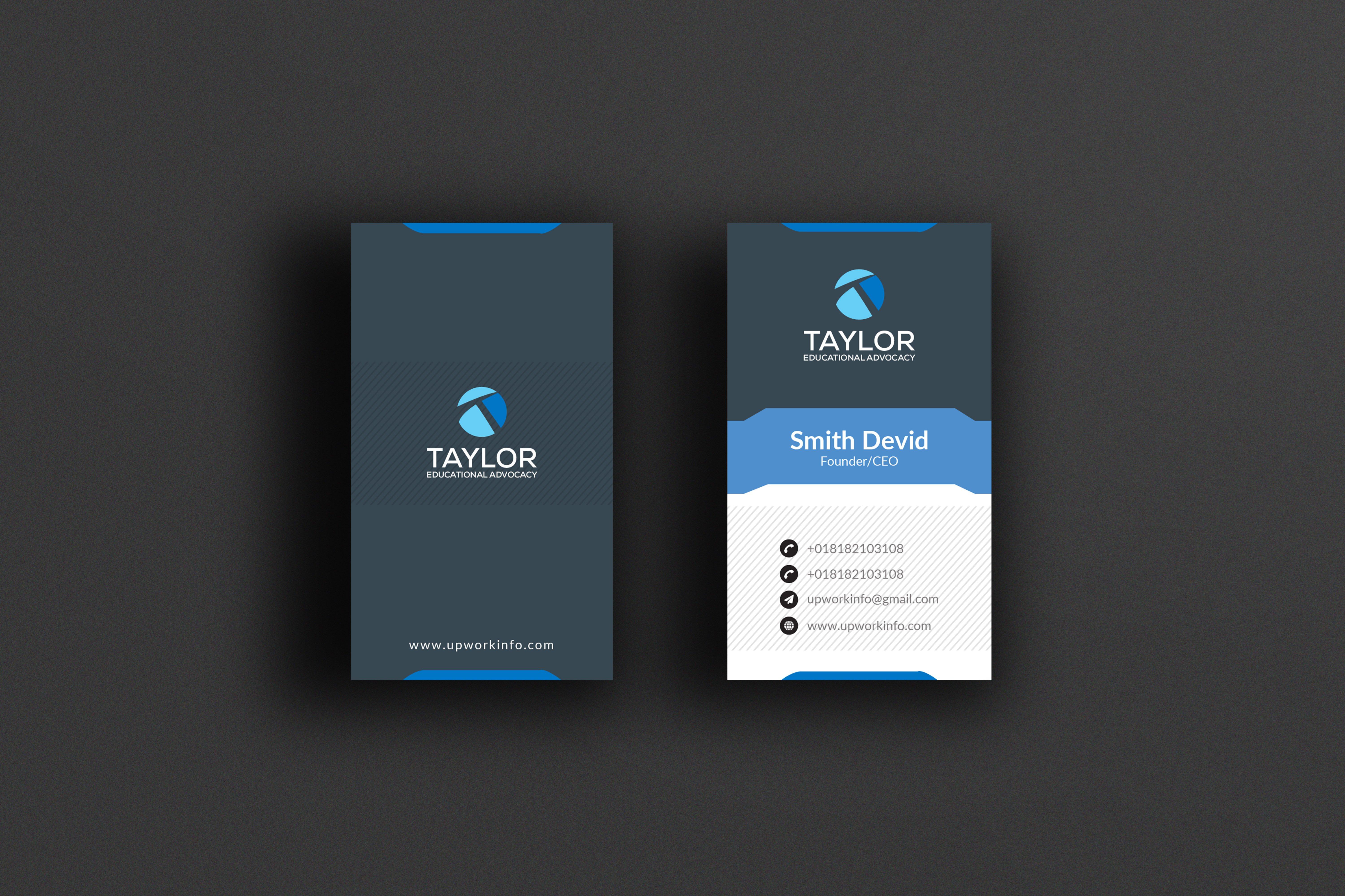 I will do professional business card design, letterhead, and stationery