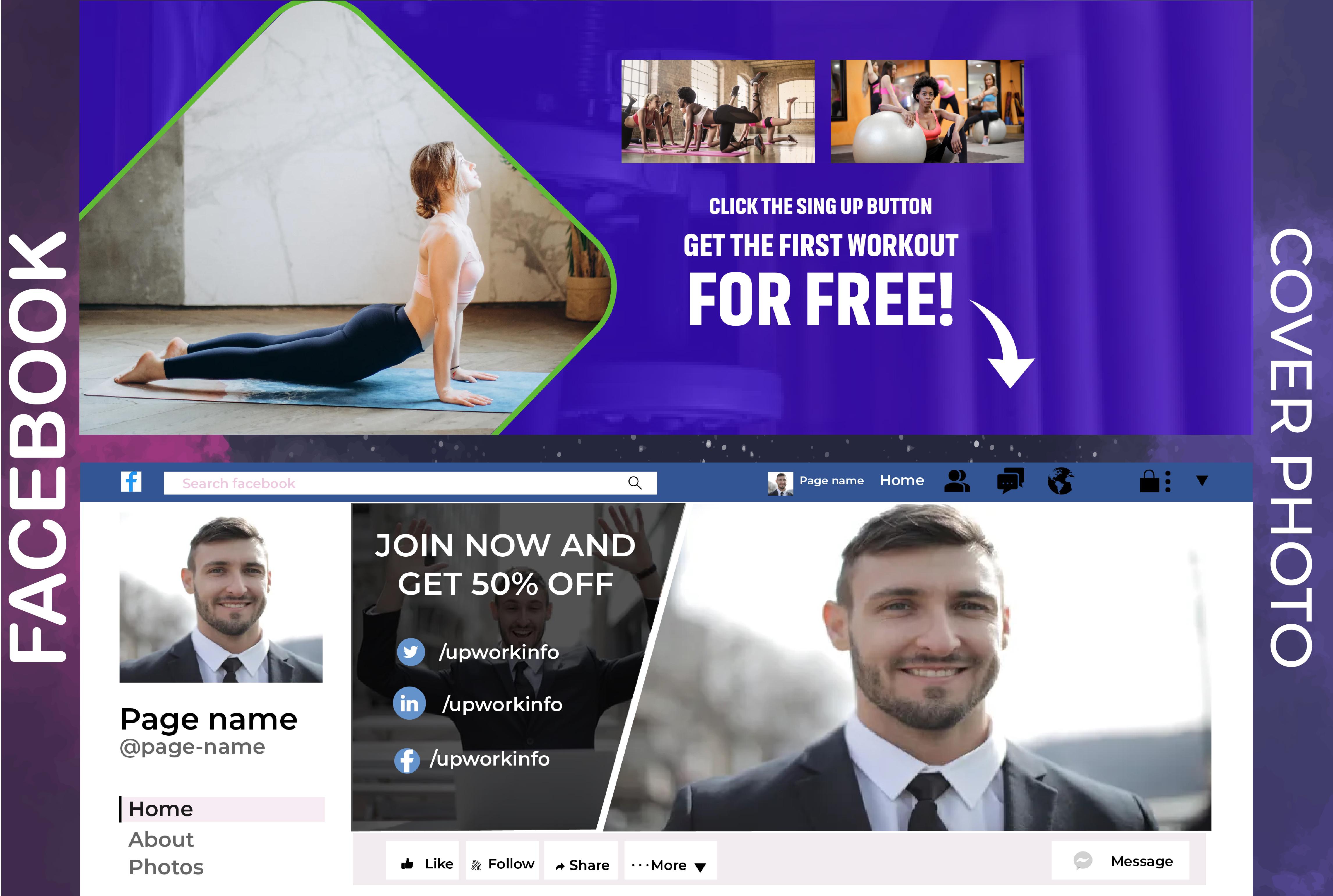 I will create a perfect facebook cover