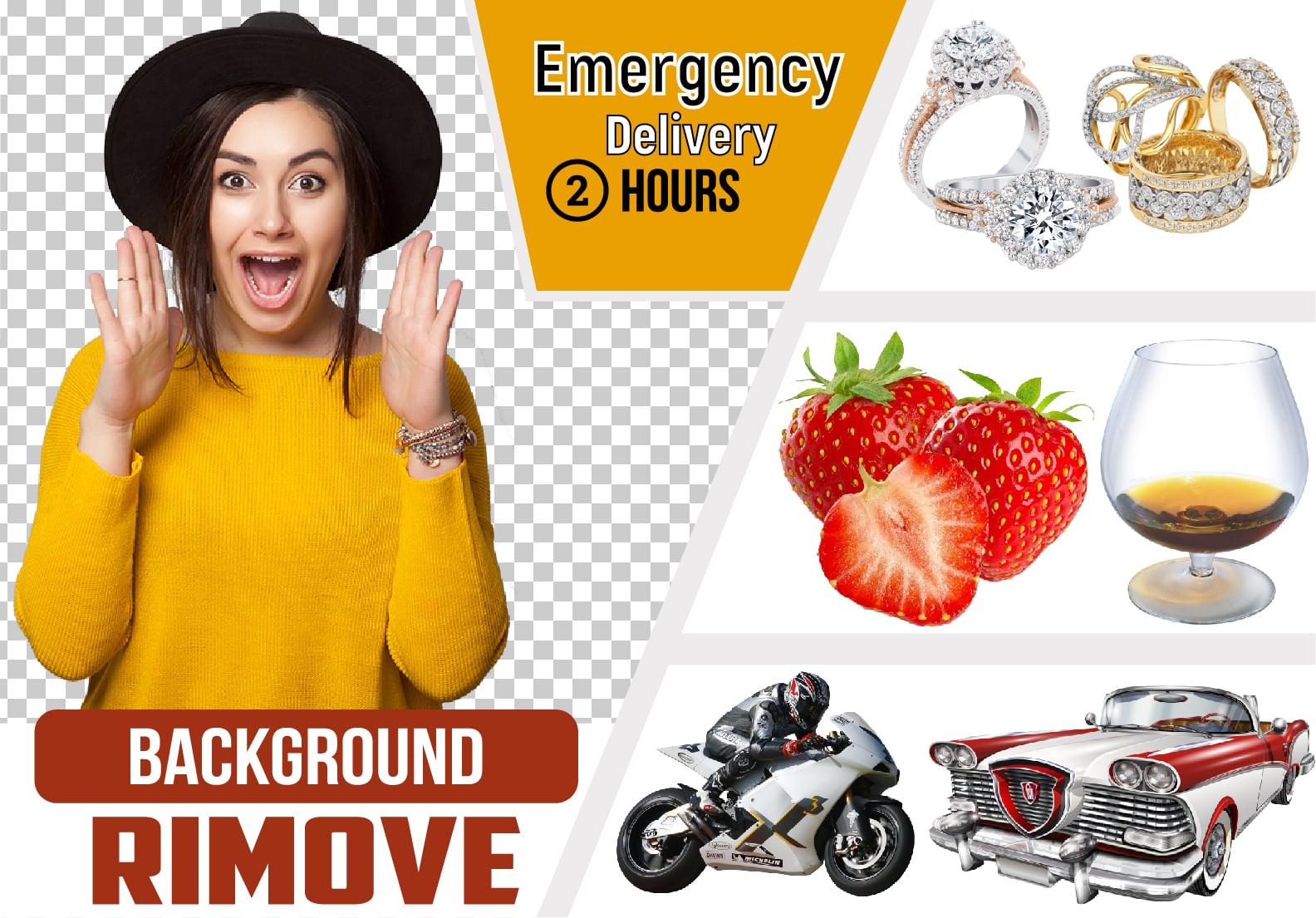 I will remove background of 5 image