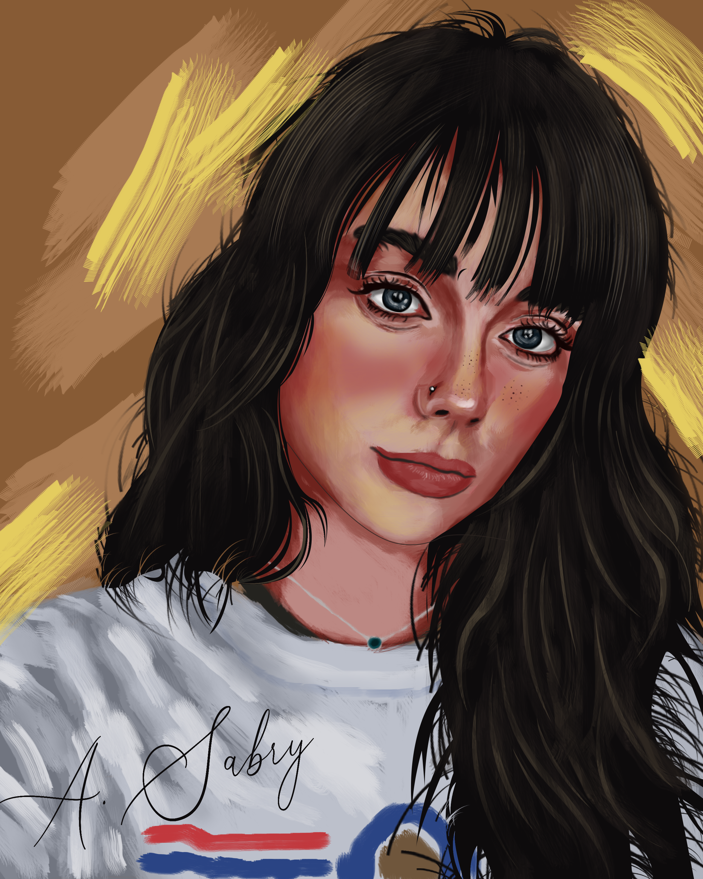 I will draw digital portraits , realistic from your photo