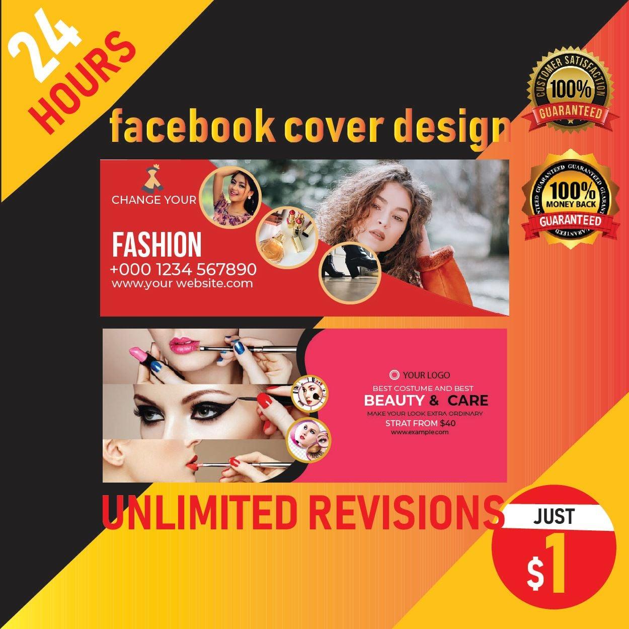 I will create a facebook cover photo banner design in 24hrs
