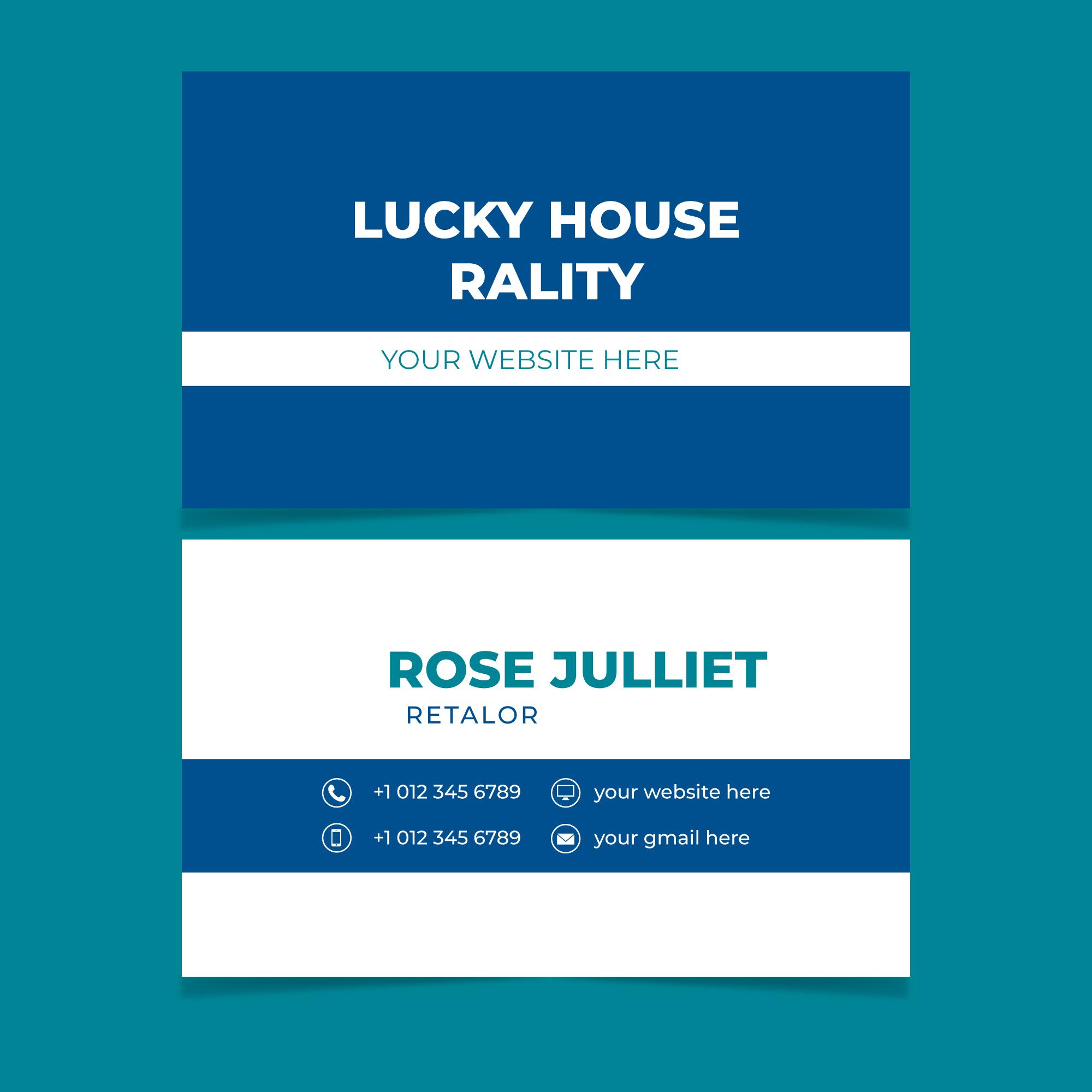 I Will design or redesign elegant double sided business cards