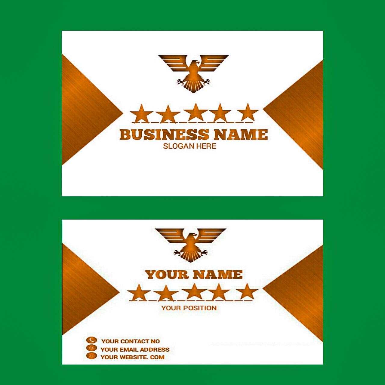 I will create a unique business card design