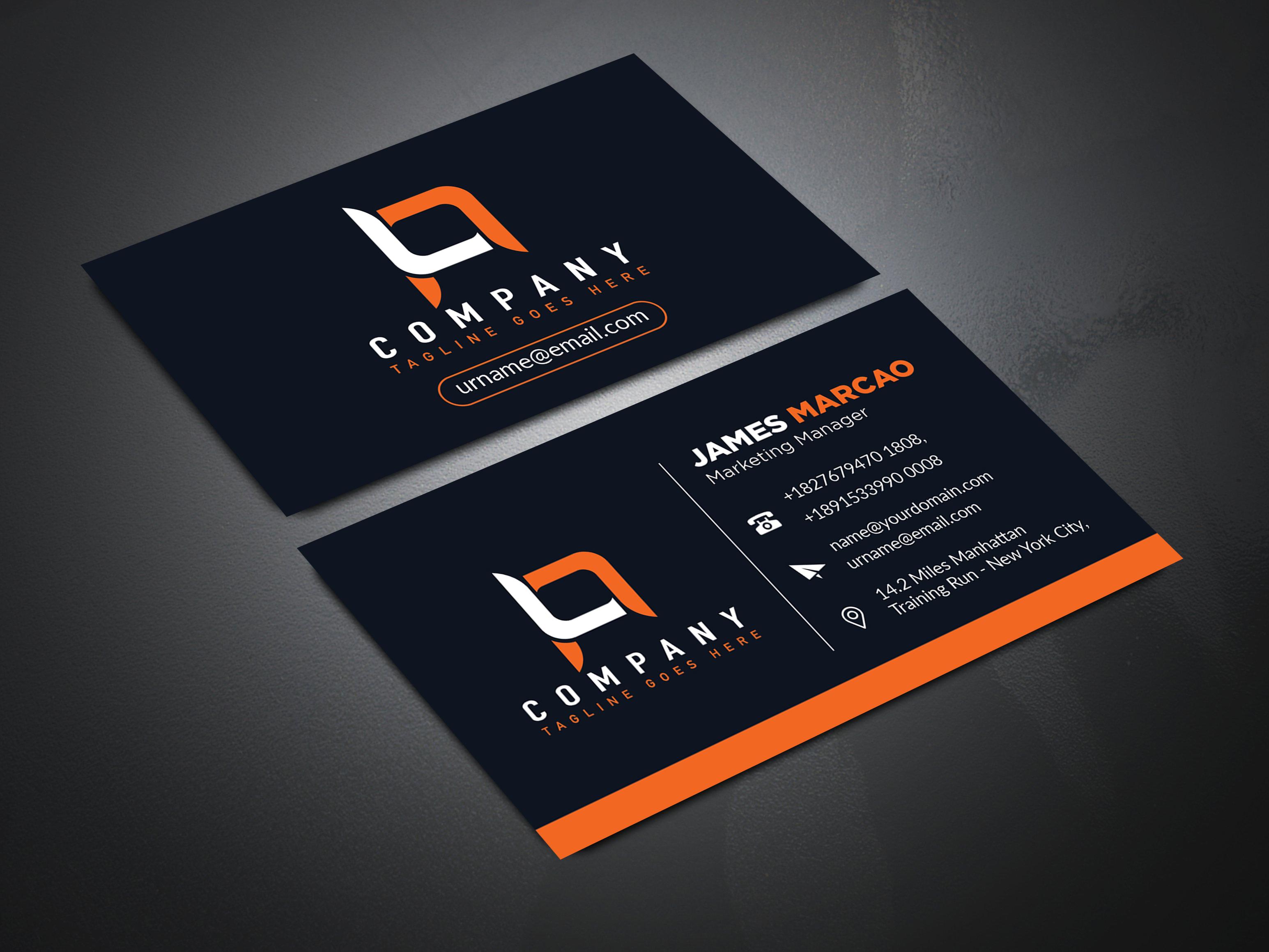 I Will Design Best Premium Business Card in 12 Hours with 2 concept