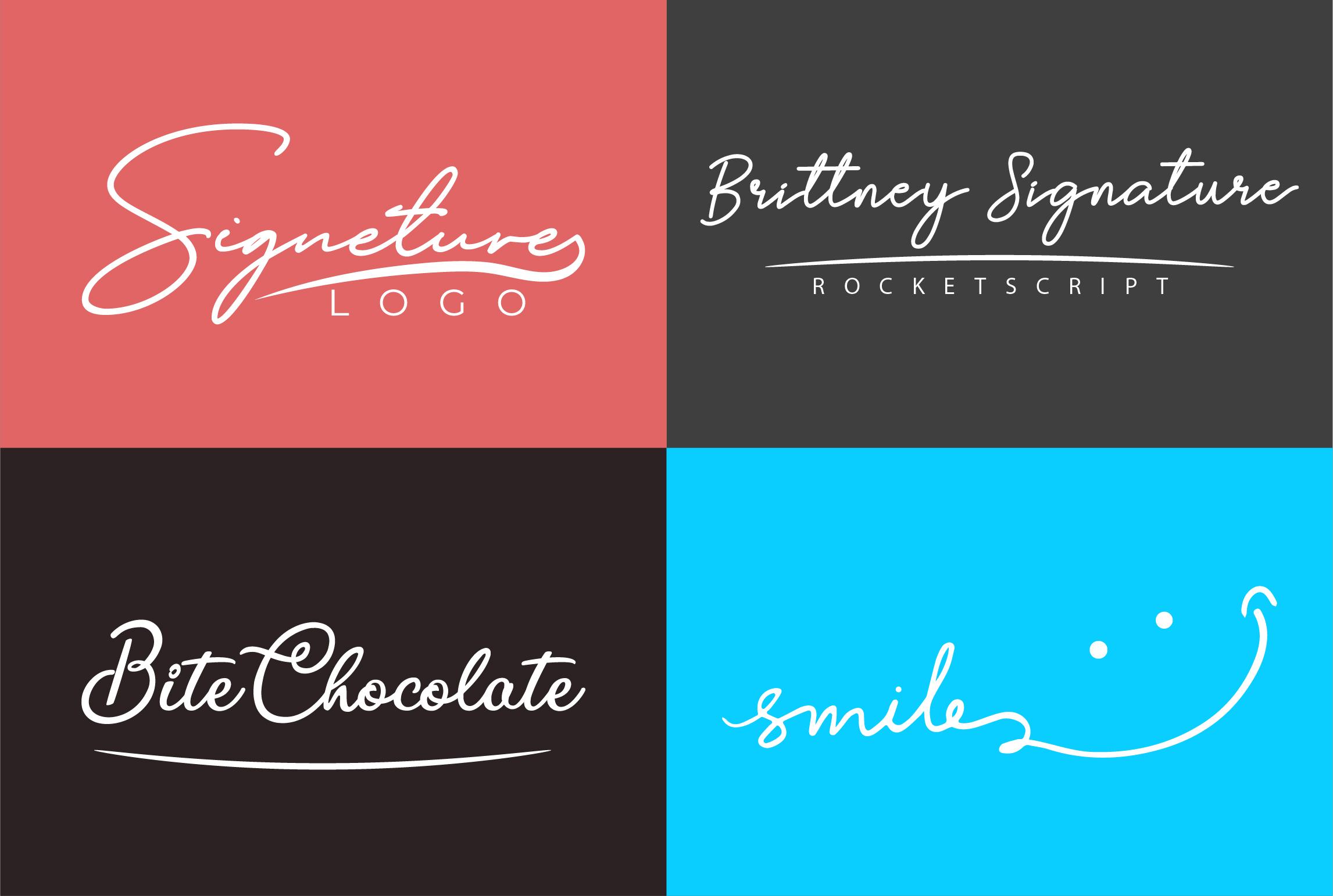 I will do professional signature logo and luxury elegant feminine logo