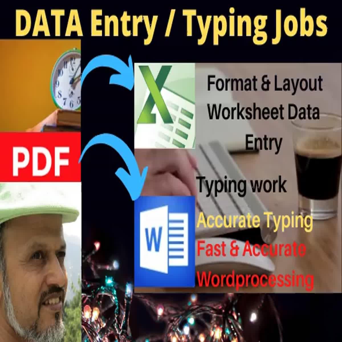 Convert PDF/Scanned/Handwritten Data to MS Word/Excel