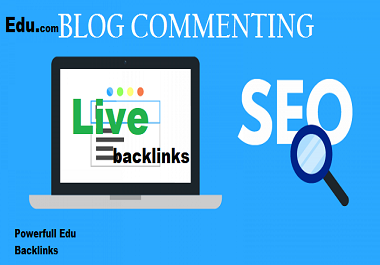 50 edu. site blog commenting high DA/PA live backlines 
