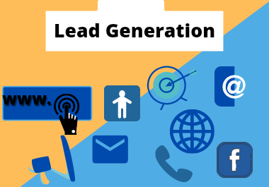 I will give you targeted b2b lead generation service for your business progress