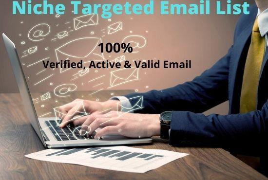  USA niche targeted email list for your business