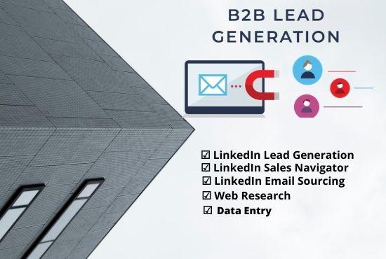 I will collect 100 lead generation for your business