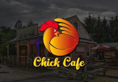 I will do Awesome Customized Cafe, BBQ and Food Restaurant Logo Design
