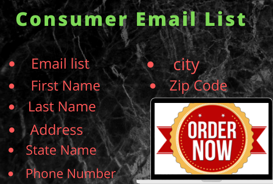 I will collect 5k USA based consumer email list 