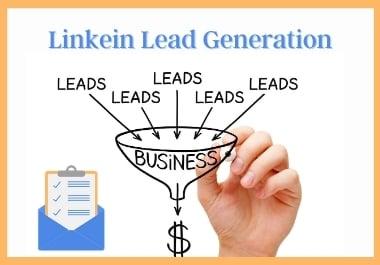 Linkedin Lead Generation and Prospect List Building for your b2b Marketing