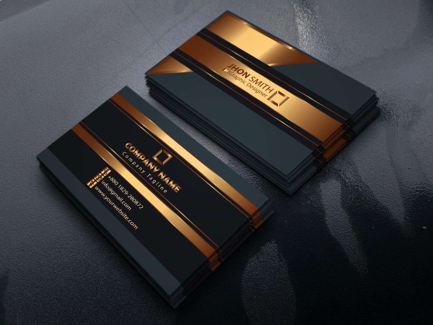 I will design minimal luxury business card, and unique modern business card design