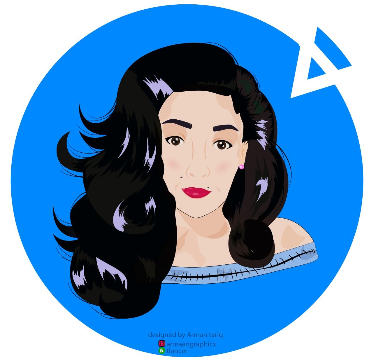 Design cartoon character be a cartoonist vector portrait and caricatures designer