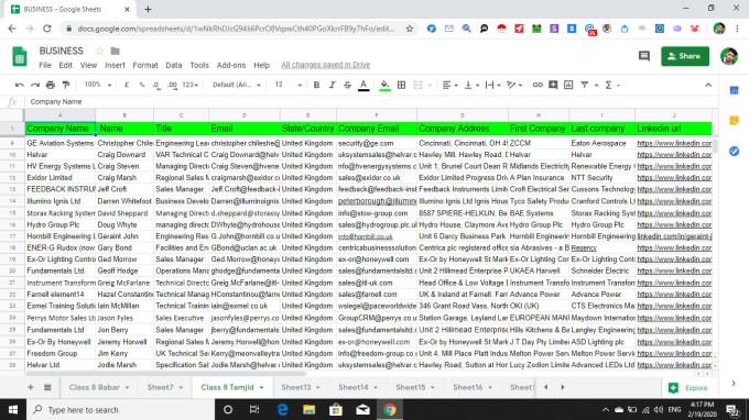 I will do targeted b2blead generation email list building