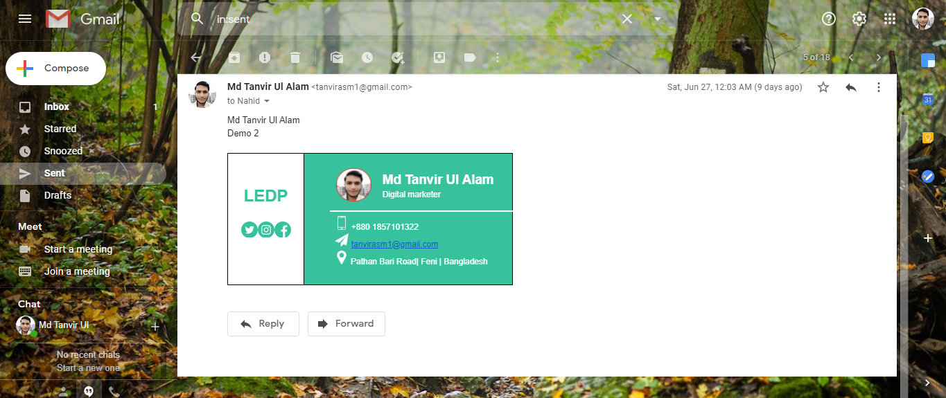 I will create html email signature or clickable email signature.