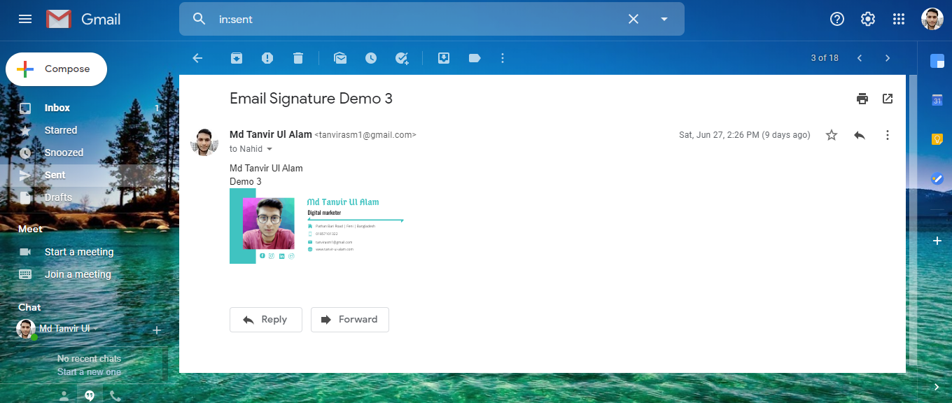 I will create html email signature or clickable email signature.