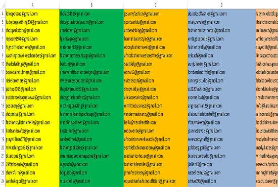 I will provide Niche targeted active EMAIL LIST