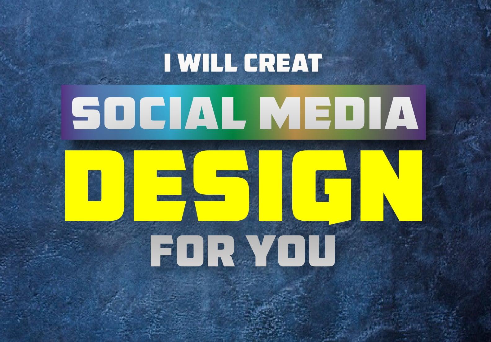 I will create Premium quality Facebook cover and post design for you.