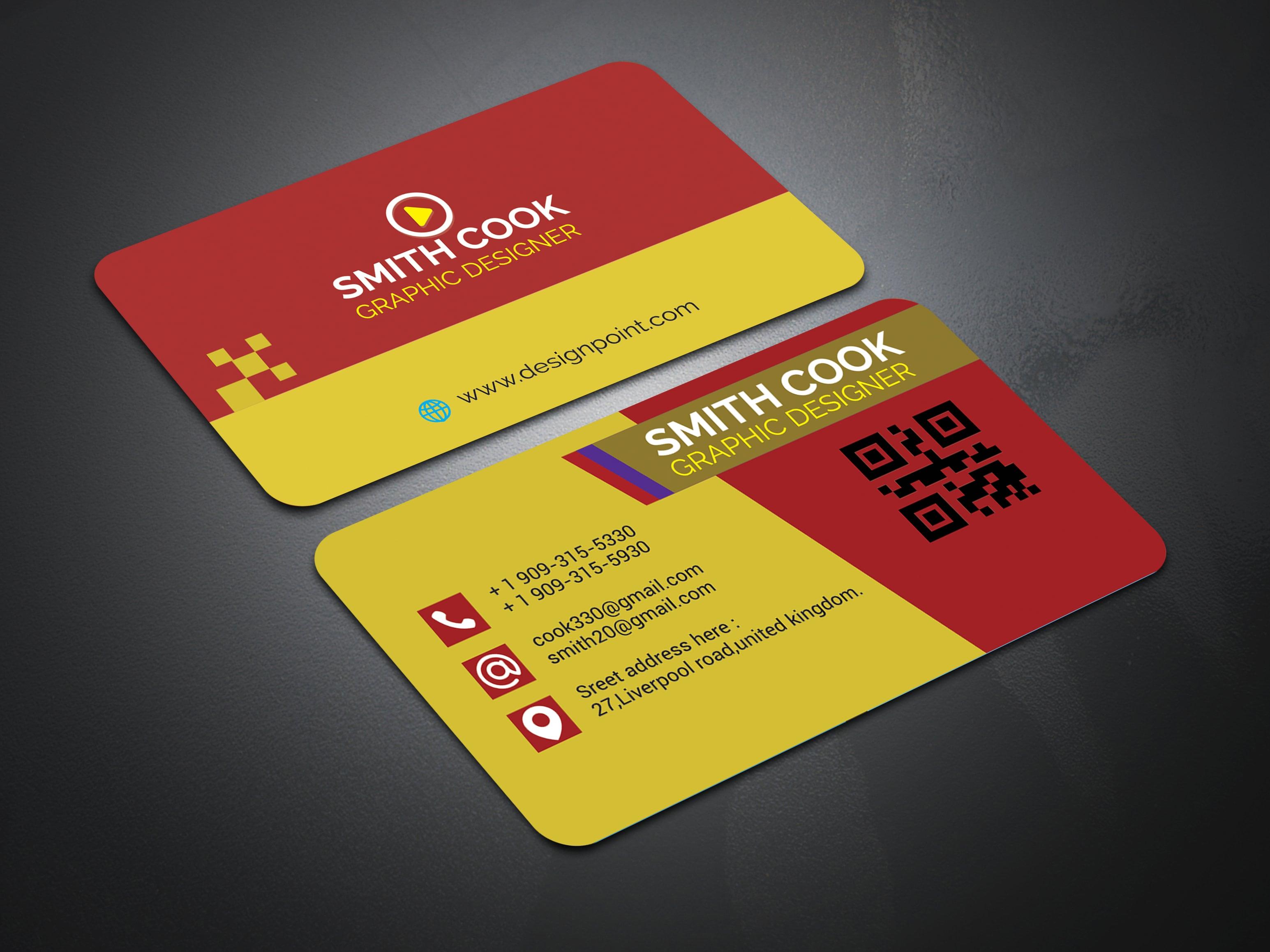 I will create, modern Printable business card design for you.