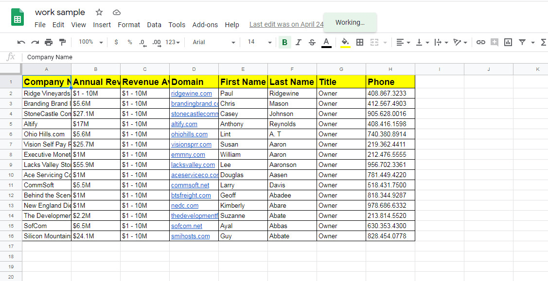 i can generate 200 lead per day in excel format