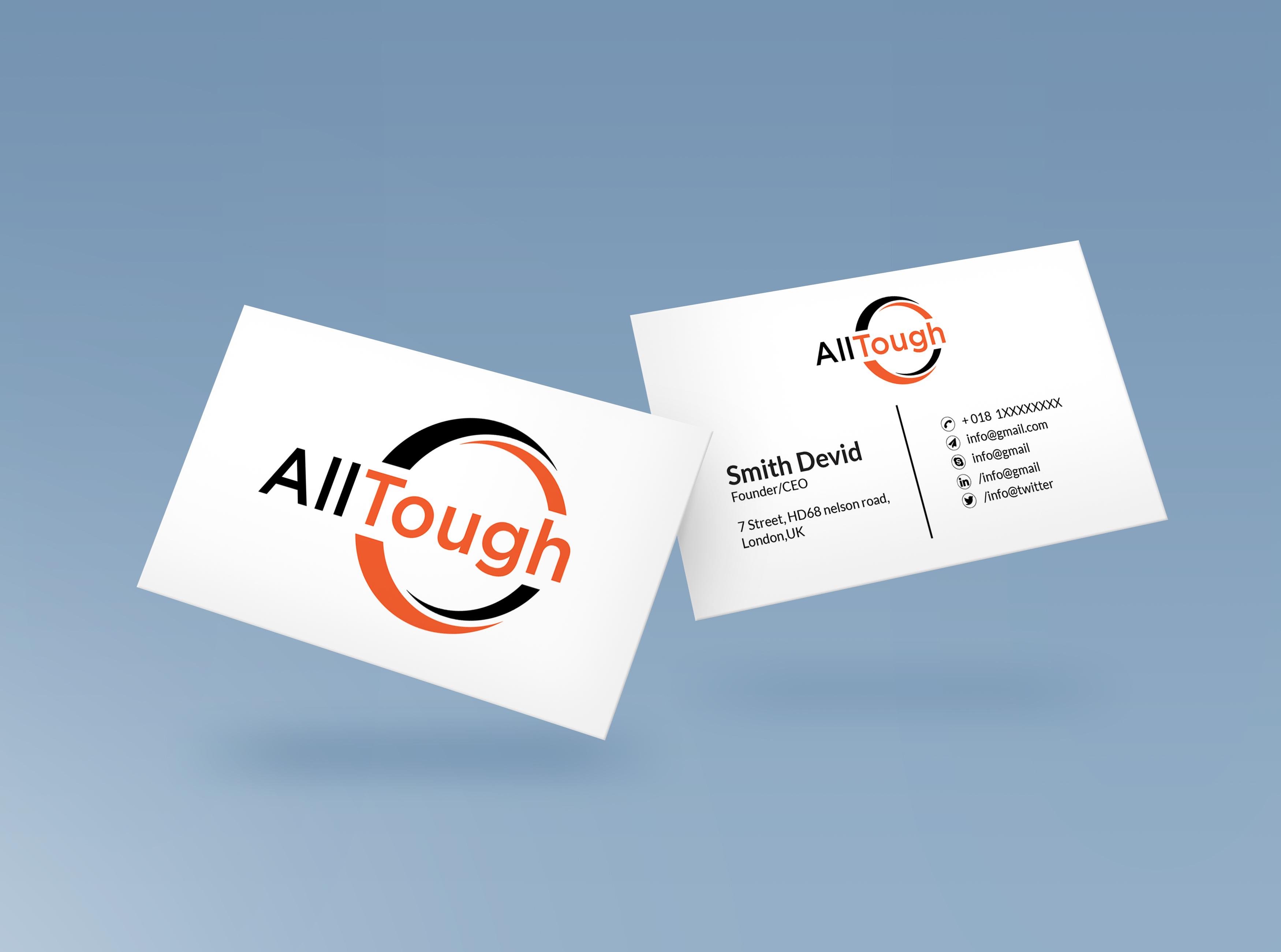 I will do professional unique and modern business card design 