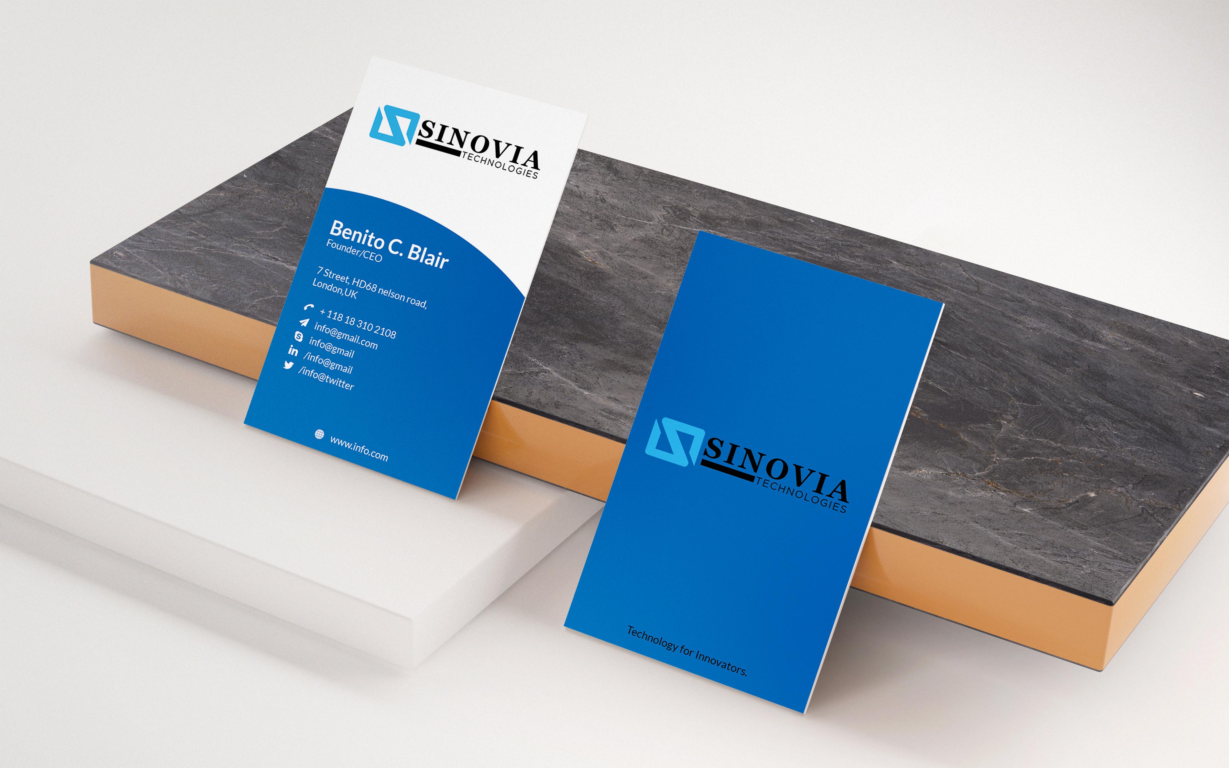 I will do professional unique and modern business card design 