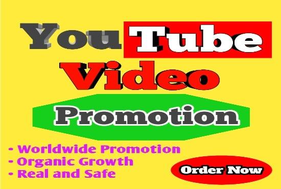 YouTube Video Promotion Real and Safe Organic Growth
