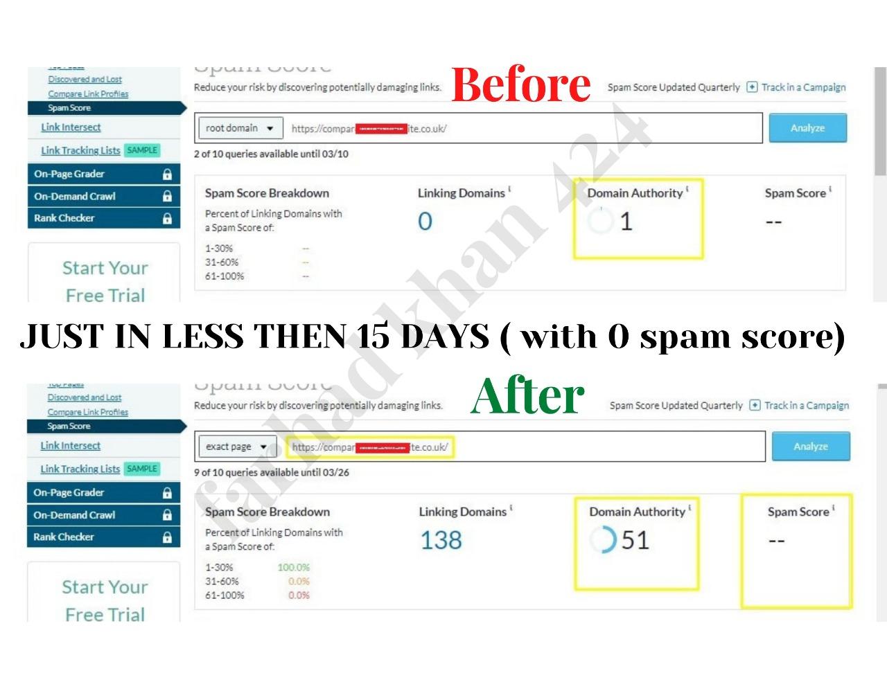 I will increase your site DA 40 plus big sale offer