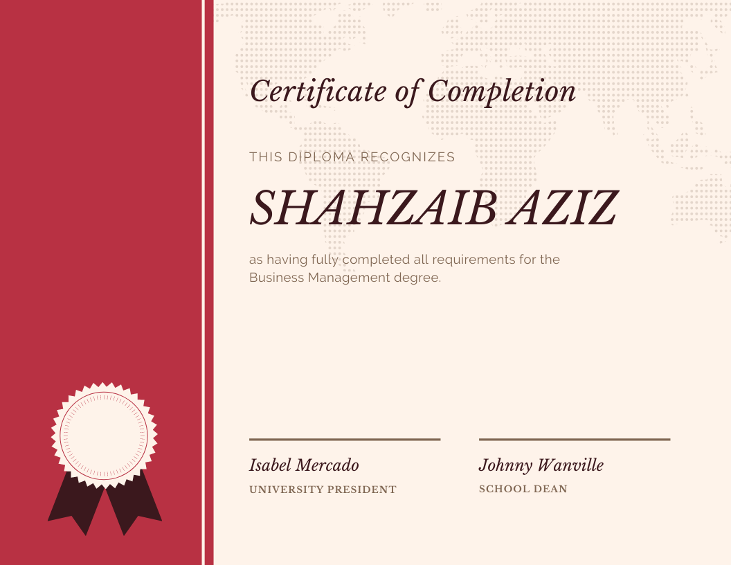 I will design professional, award, diploma certificates in 1 hour