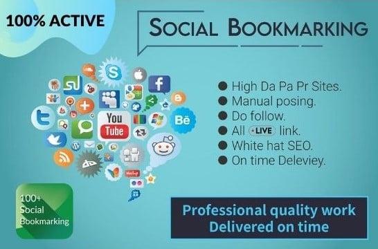 I will create 50 plus high-quality social bookmarking submission in high DA, PA, PR sites