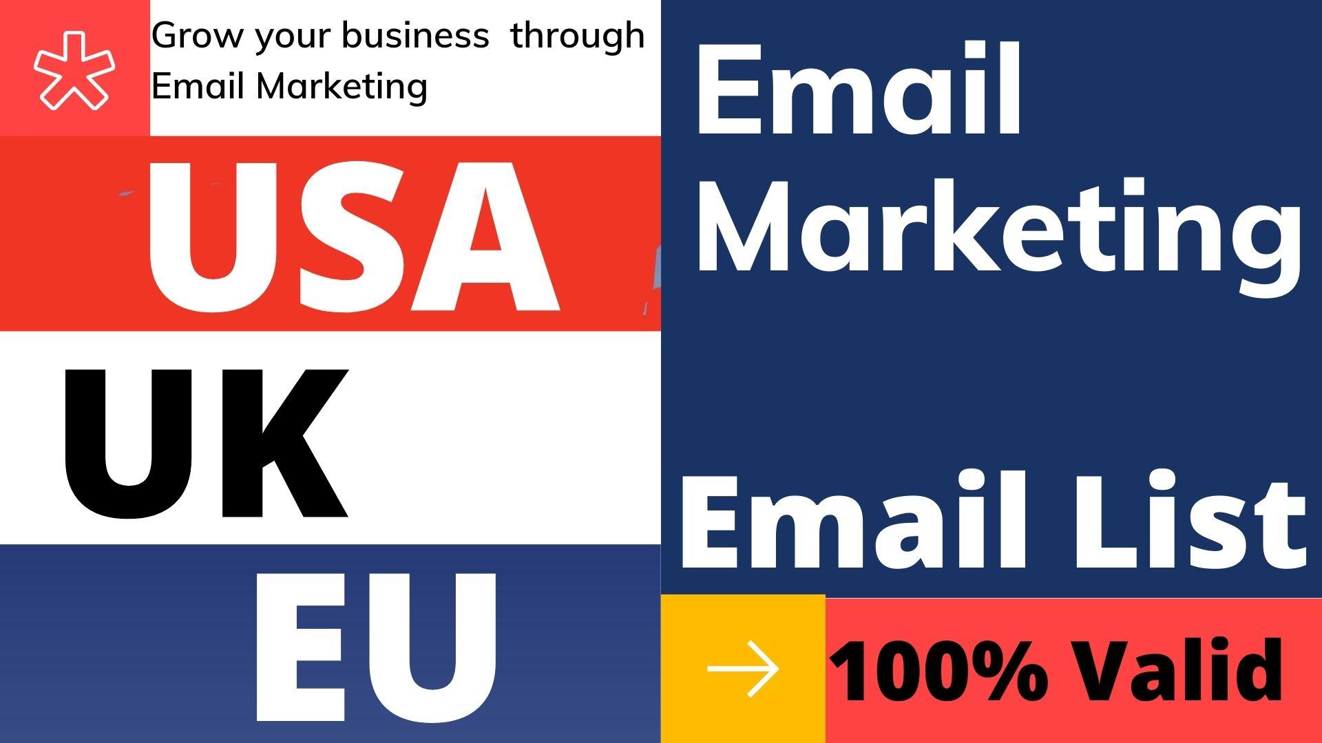 Provide 5k USA targeted niche based email list for you 