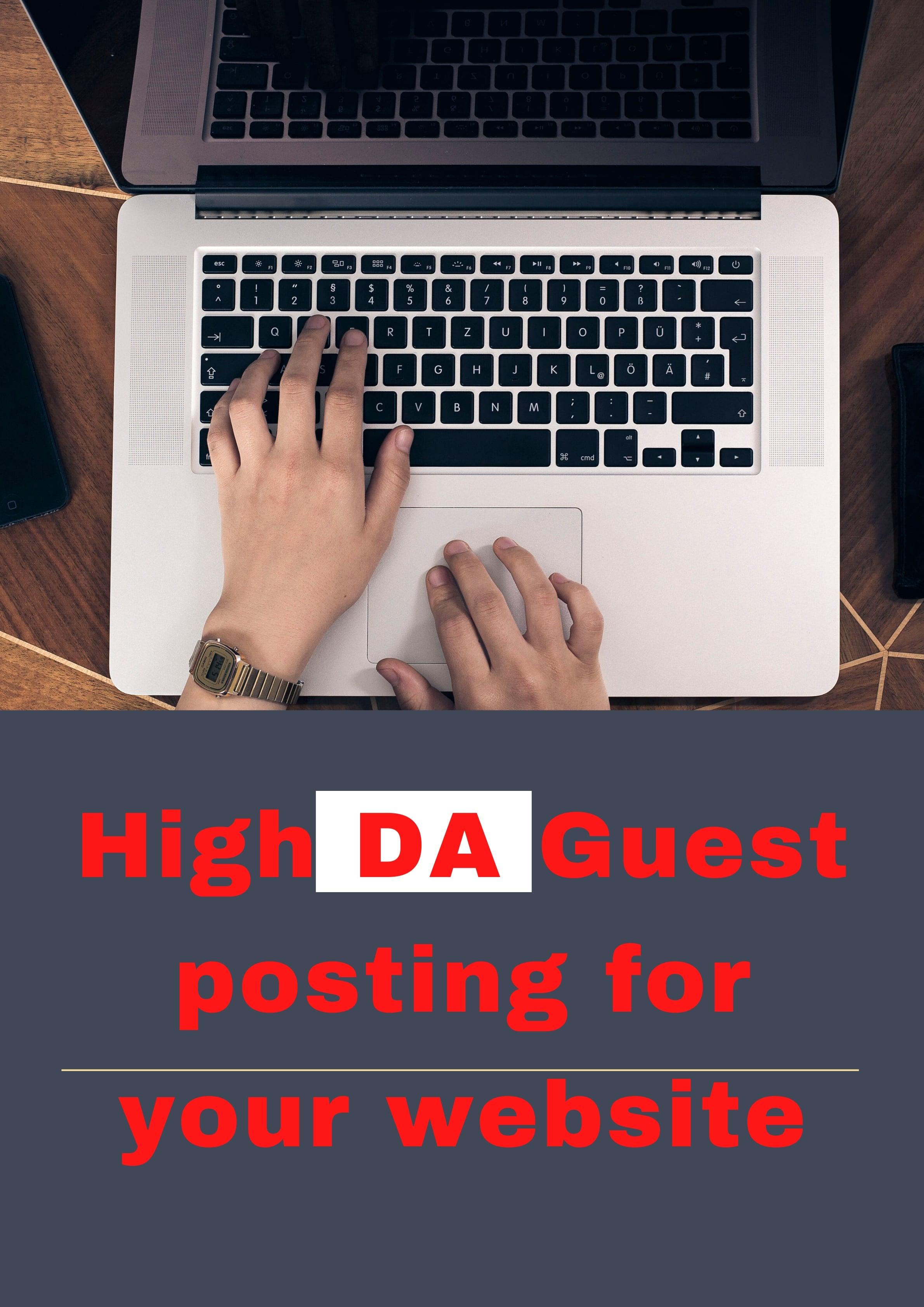 I will Best guest post on your website