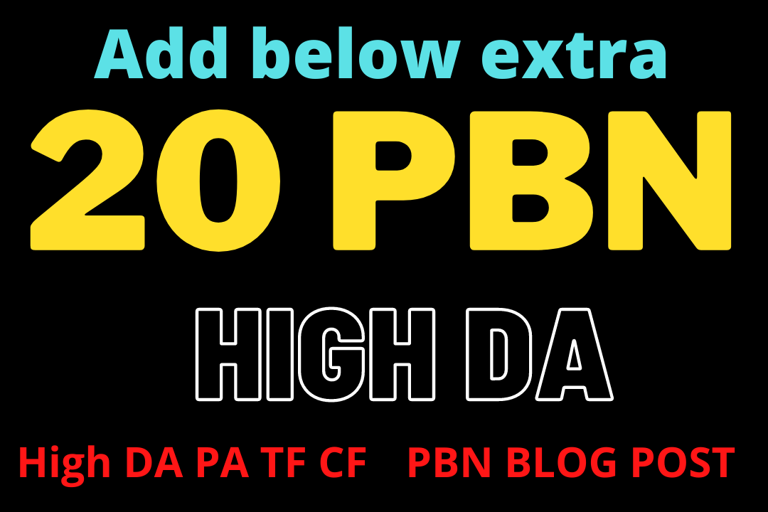 BUY Unique 10 HQ web 2.0 PBN Post high DA PA TF CF TOP LEVEL links