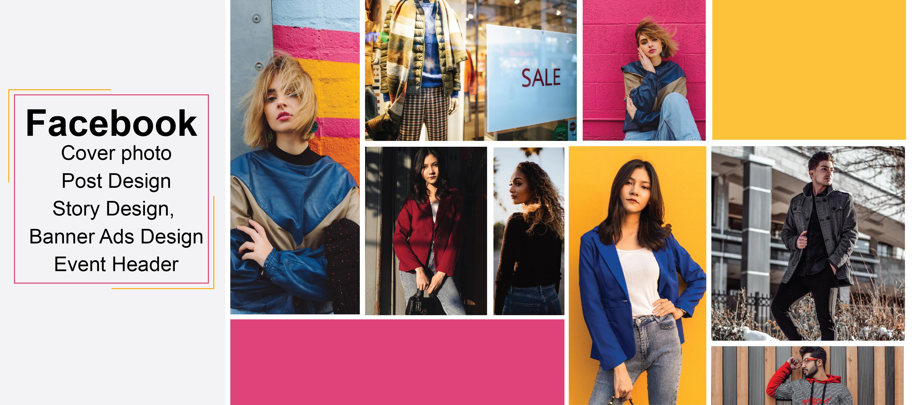 I will design Facebook ads, banners, post, cover, header