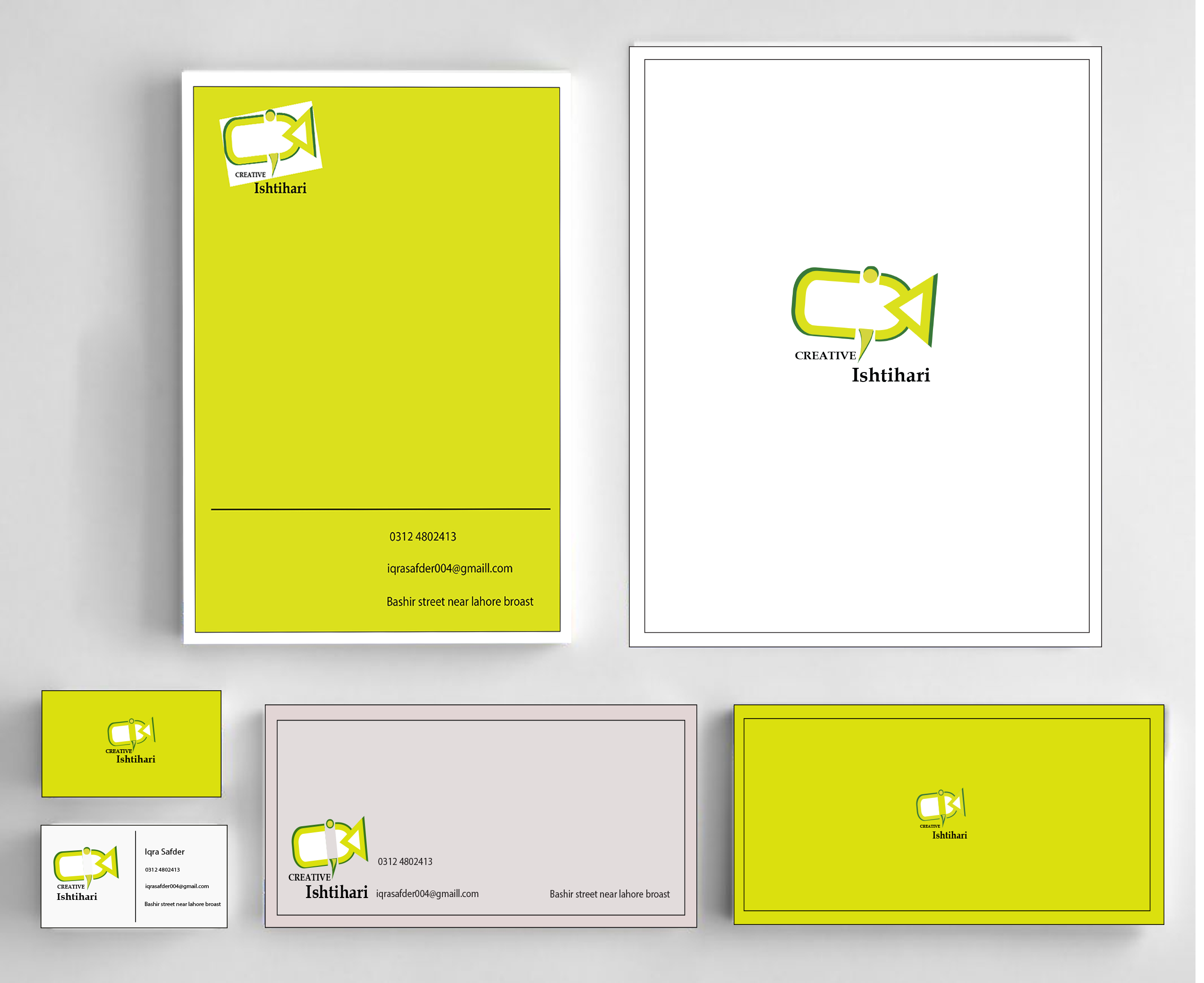 I will design professional and amazing business cards, letterhead and stationary.
