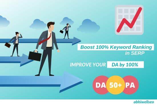 I will make high da dofollow SEO backlinks for google top ranking