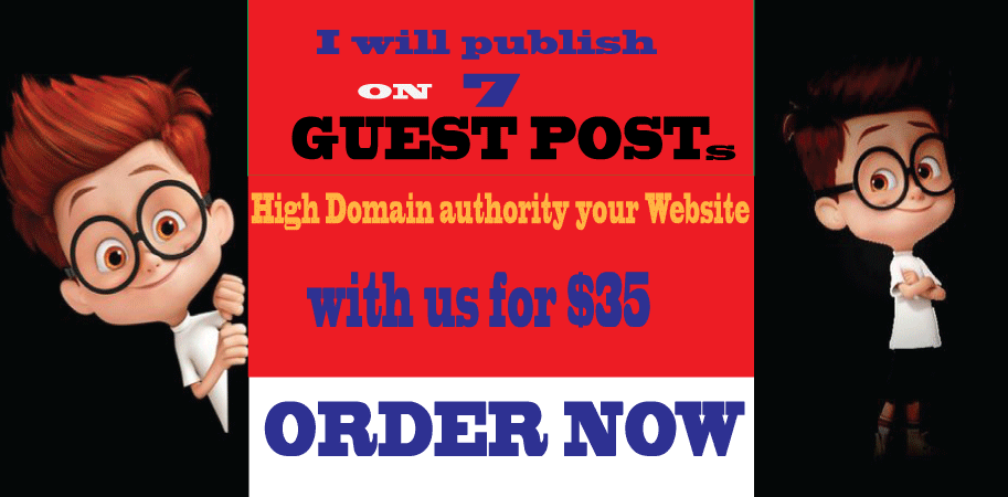 Publish 7 Guest Posts on High DA PA 90 CF TF 60 Plus With Index Guaranteed Sites Permanent Links