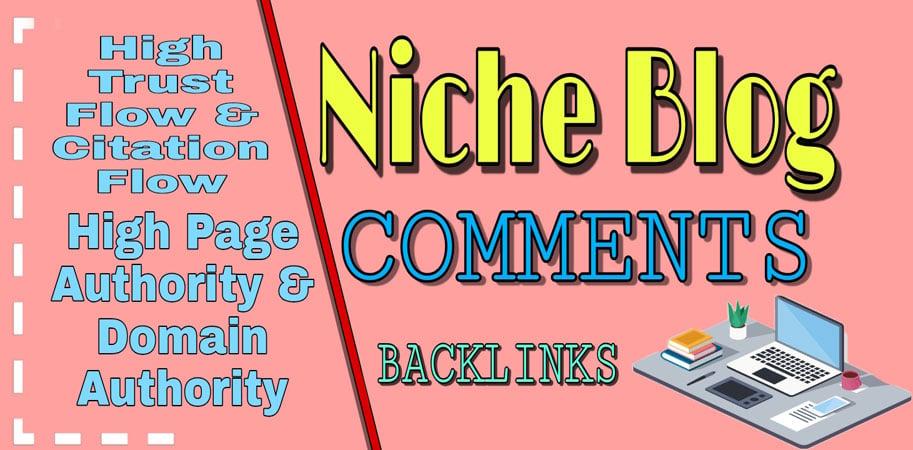 I Will Provide 100 Niche Relevant Blog Comments High DA Sites & Permanent Backlinks