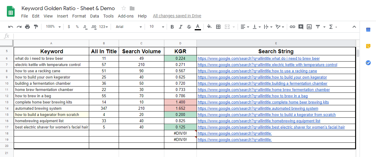 I will do the best kgr keyword research for your website