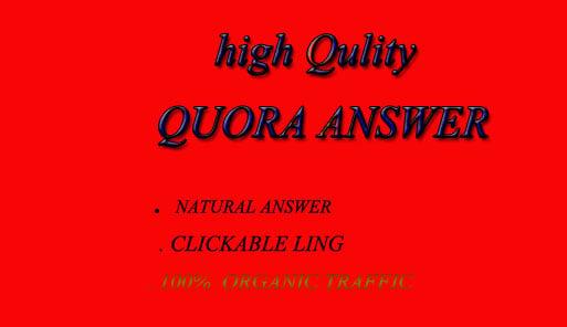 50 Quora Answer And 100% Organic Traffic 