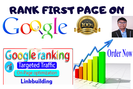 I will Offer you guaranteed Google 1st-page ranking with link building service
