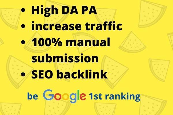 Top 30 high DA PA PR social bookmarking backlinks to be on google 1st page