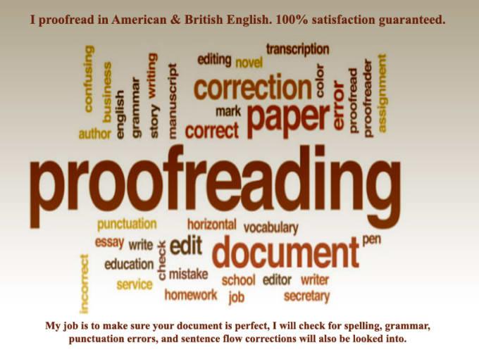 Make your text flawless by getting it proofread by a professional and experienced proofreader