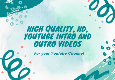I will make custom intro for your youtube