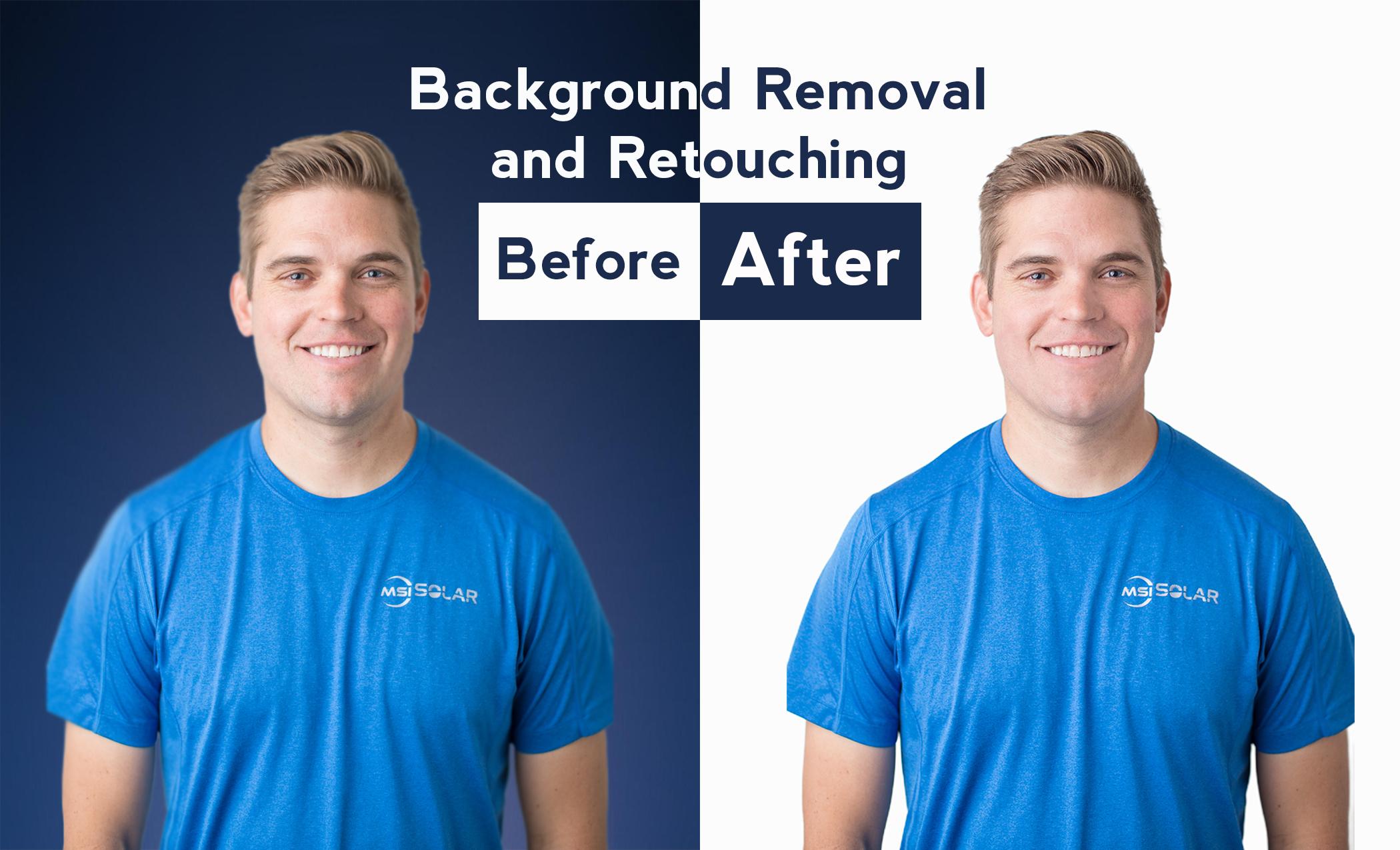 I will do photo editing, background remove and retouching